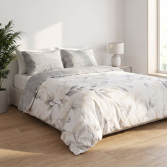 Housse de couette effet raphia Soie