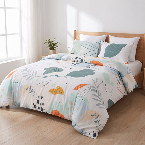 Housse de couette double face Jardin Serein