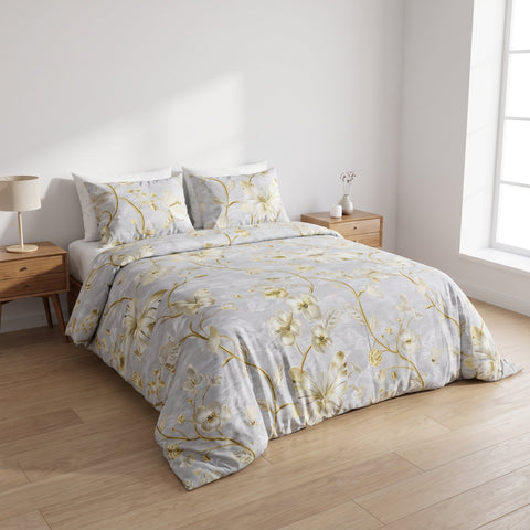 Housse de couette imprimée Papillons d’Élégance