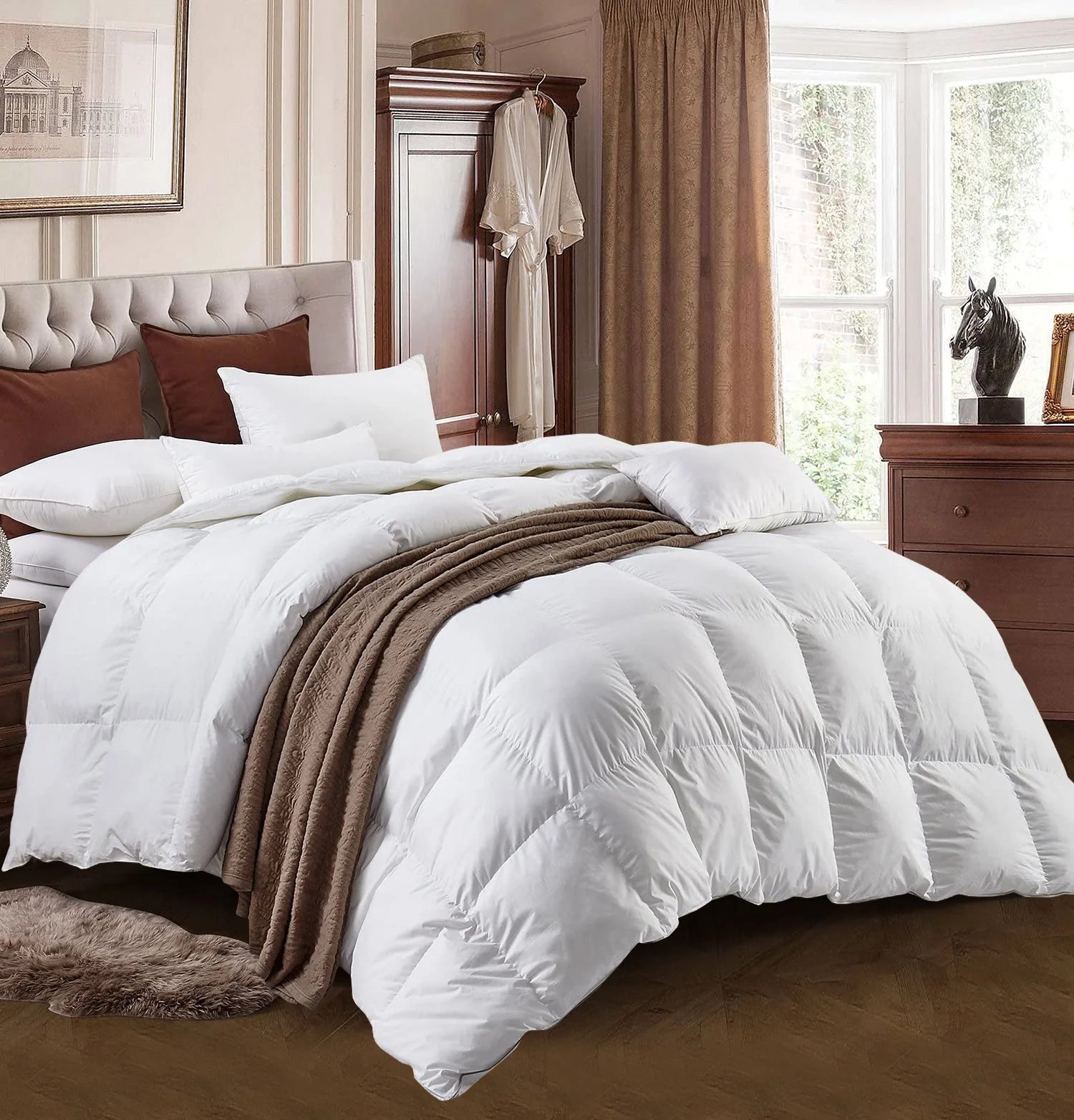 Couette Blanche Microgel MALABATA Antiallergique