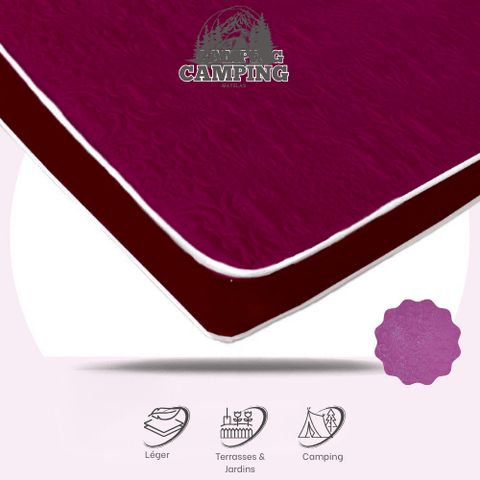 Matelas Camping Confort Jinane - Le Compagnon Idéal pour vos Aventures en Plein Air ! - matelas de camping Dwirty Maroc