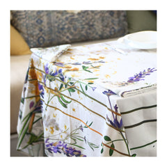Nappe de Table "Éclats de Lavande – Collection ÉLÉGANCE MODERNE ✨ - Nappe de Table Dwirty Maroc