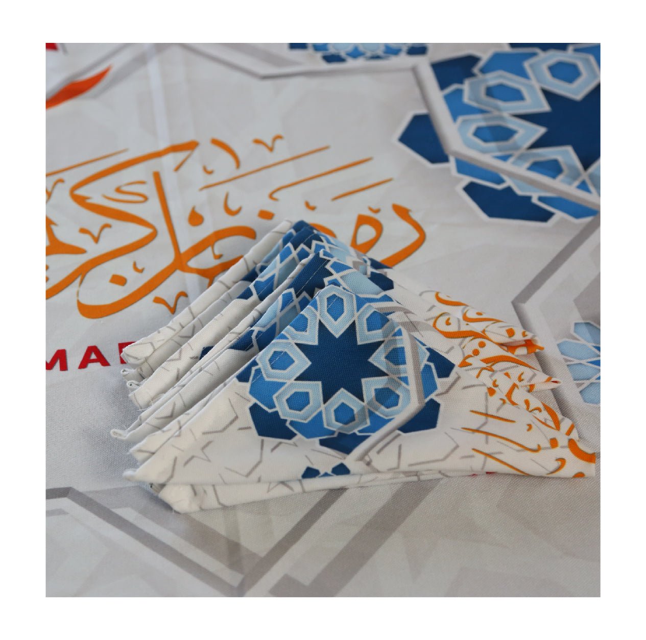 Nappe de table "Éclats d'Orient" - Spécial Ramadan 🌙 - Nappe de Table Dwirty Maroc