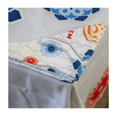 Nappe de table "Éclats d'Orient" - Spécial Ramadan 🌙 - Nappe de Table Dwirty Maroc