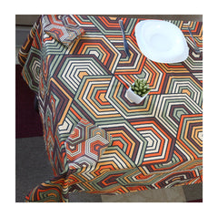 Nappe de Table Élégance Minérale – Collection ÉLÉGANCE MODERNE ✨ - Nappe de Table Dwirty Maroc