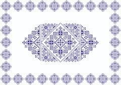 Nappe "Taj Fès" de la Collection "Touches de Fès Luxueuses" // BF2024 - Nappe de Table Dwirty Maroc