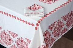 Nappe "Taj Fès" de la Collection "Touches de Fès Luxueuses" // BF2024 - Nappe de Table Dwirty Maroc