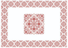 Nappe "Taj Fès" de la Collection "Touches de Fès Luxueuses" // BF2024 - Nappe de Table Dwirty Maroc