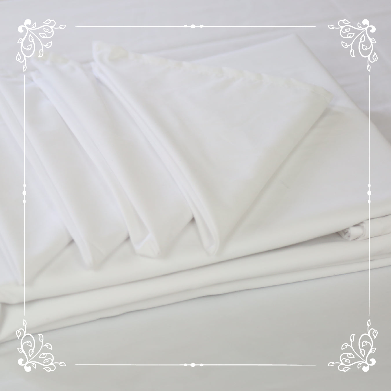 Nappe de Table Blanche + Serviettes Assorties – Élégance et Protection au Quotidien