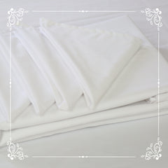 Nappe de Table Blanche + Serviettes Assorties – Élégance et Protection au Quotidien