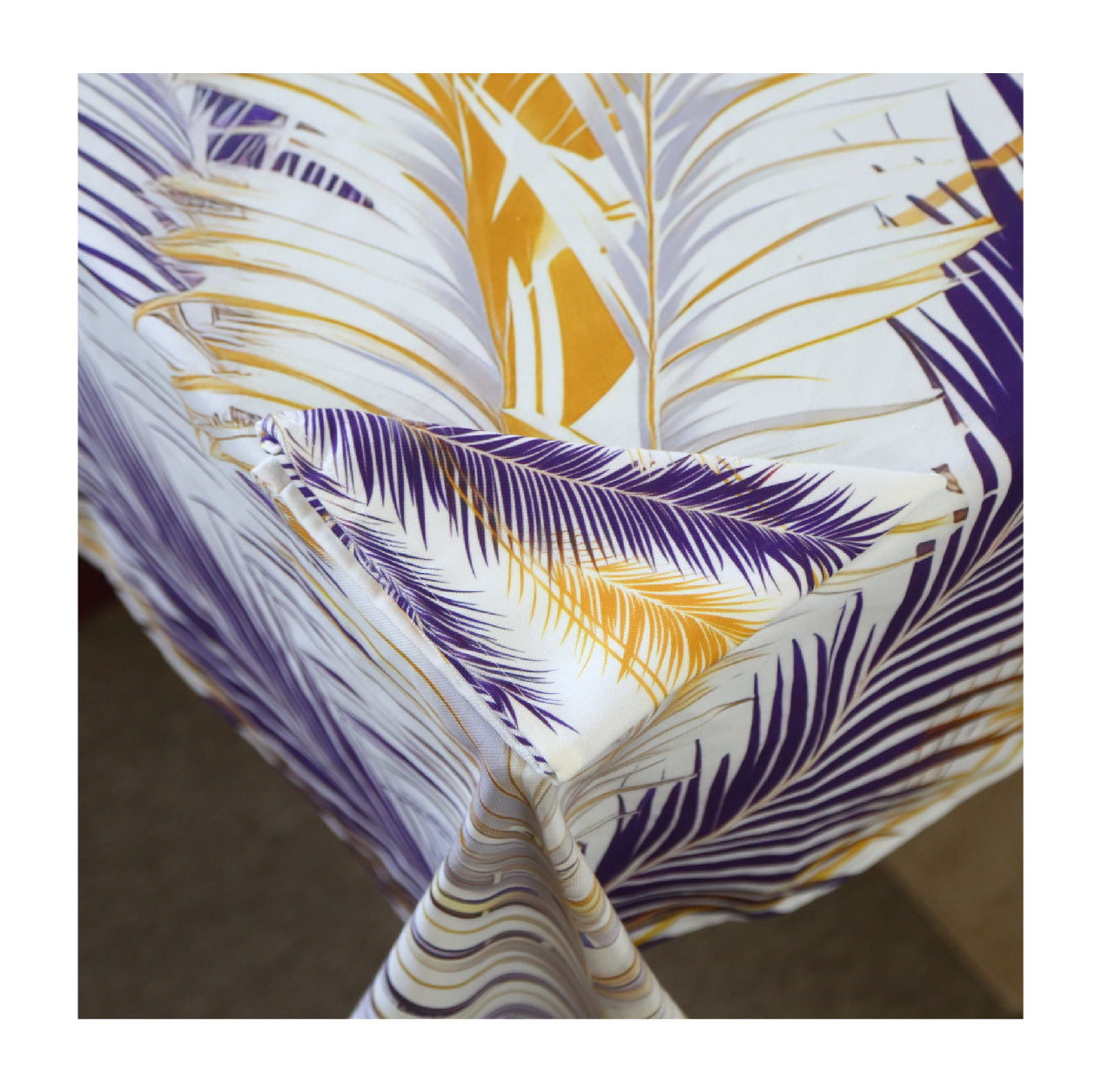 Nappe de Table "Éclat Tropical" – Collection ÉLÉGANCE MODERNE