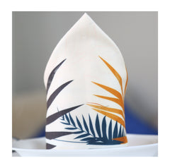 Nappe de Table "Palmes Dorées" – Collection ÉLÉGANCE MODERNE ✨