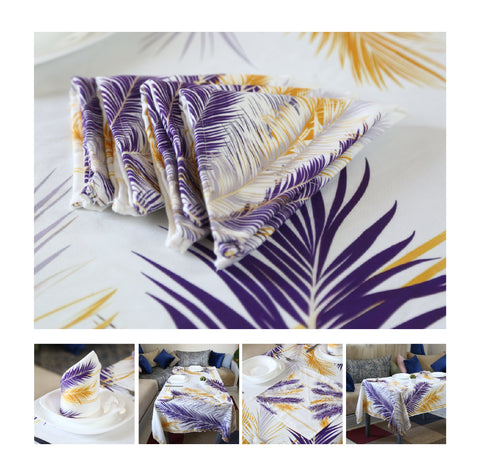 Nappe de Table "Éclat Tropical" – Collection ÉLÉGANCE MODERNE