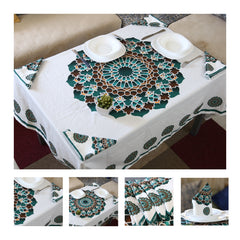 🌿 "Harmonie arabesque" - Nappe Élégante pour une Table Festive 🌿