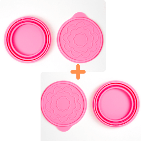 Pack 2 Boites de repas alimentaire pliable = 3 Couvercles alimentaire Offertes - Silicone - boite de repas Dwirty Maroc