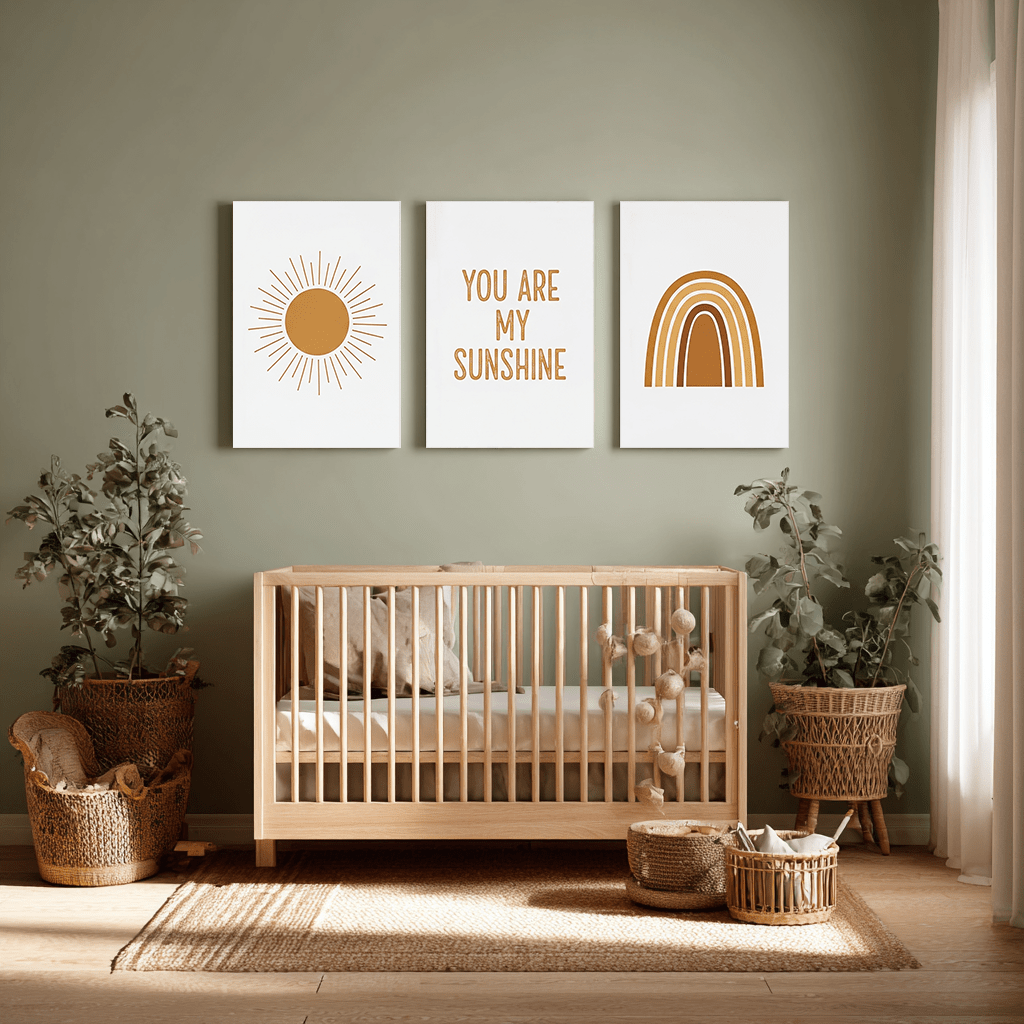 Pack 3 Tableaux "My Sunshine" – Collection Build Your Dreams - tableau Décoratif Dwirty Maroc