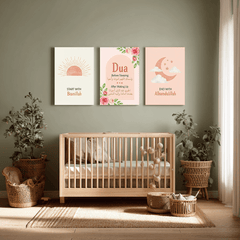 Pack 3 Tableaux "Paroles de Lumière" – Collection Build Your Dreams - tableau Décoratif Dwirty Maroc