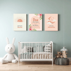 Pack 3 Tableaux "Paroles de Lumière" – Collection Build Your Dreams - tableau Décoratif Dwirty Maroc