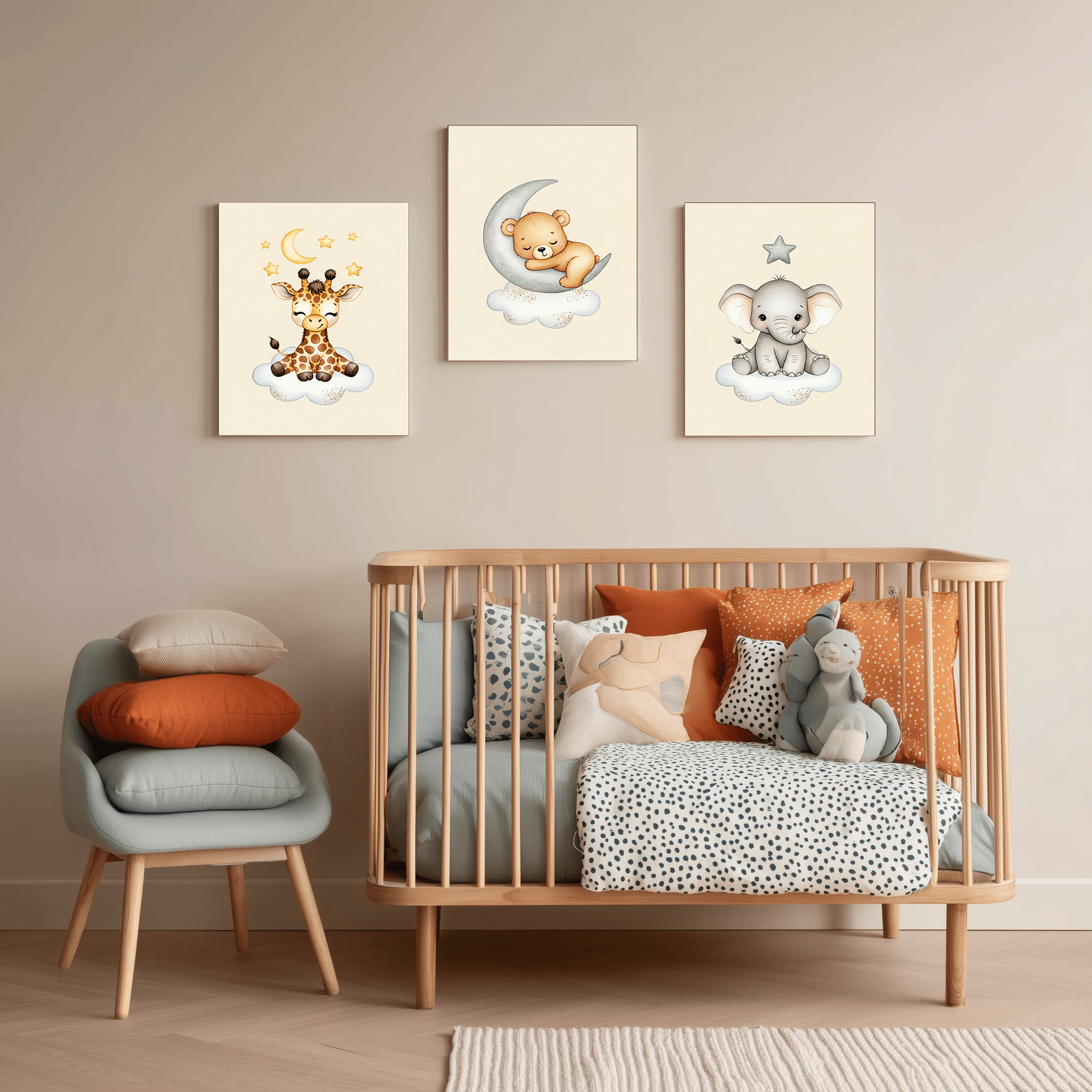 Pack 3 Tableaux "Rêves Doux" – Collection Build Your Dreams - tableau Décoratif Dwirty Maroc