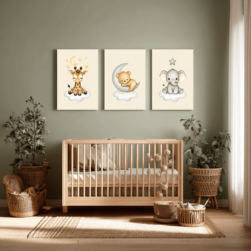 Pack 3 Tableaux "Rêves Doux" – Collection Build Your Dreams - tableau Décoratif Dwirty Maroc