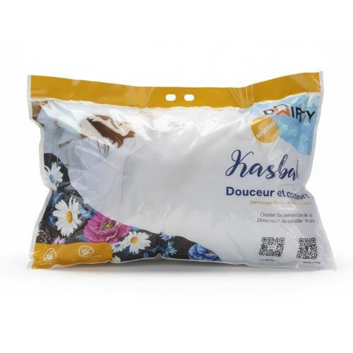 Pack Couette Kasbah Beige Sable Microfibre + Taie & 1 Oreiller Kasbah GRATUIT // Anti - Allergique & Chaude C°++ - Couette & Housse de Couette Dwirty Maroc