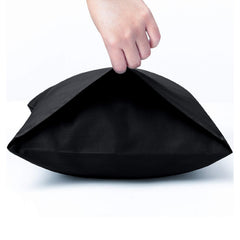 Pack Draps Noir Élégance (Drap Housse + Drap Plat + Taie Oreiller) - Doux & Antiallergique - parure de draps Dwirty Maroc