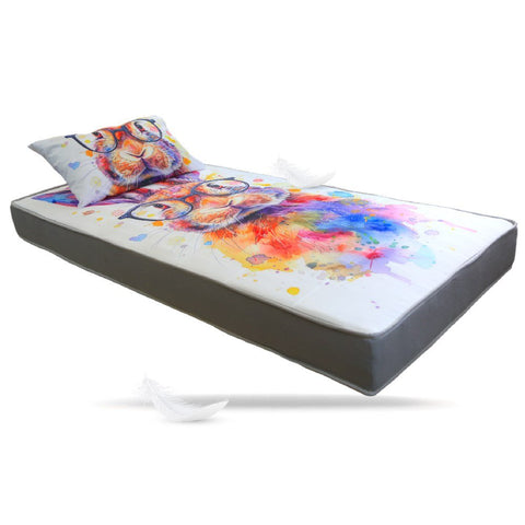 Pack Matelas Camping Éclat Lunaire : Mtls 1Place (190x90x15cm) + Oreiller + 1TO : Le Compagnon Idéal pour vos Aventures en Plein Air ! - matelas de camping Dwirty Maroc