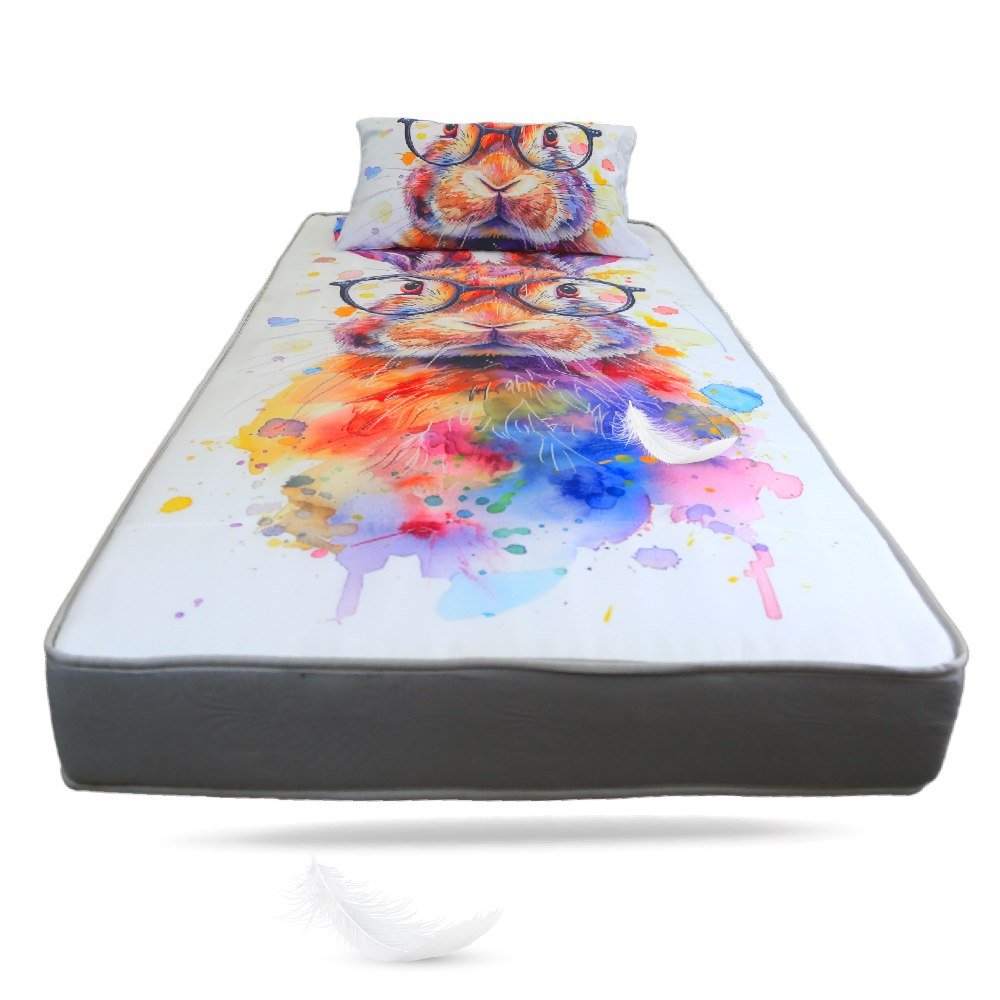 Pack Matelas Camping Éclat Lunaire : Mtls 1Place (190x90x15cm) + Oreiller + 1TO : Le Compagnon Idéal pour vos Aventures en Plein Air ! - matelas de camping Dwirty Maroc