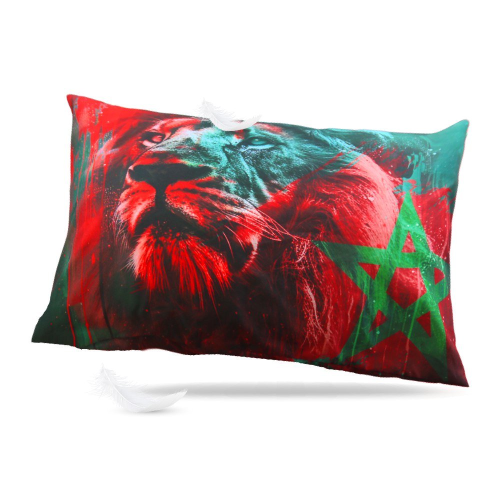 Pack Matelas Camping Pack Matelas Camping Lion d’Atlas : Mtls 1Place (190x90x15cm) + Oreiller + 1TO: Le Compagnon Idéal pour vos Aventures en Plein Air ! - matelas de camping Dwirty Maroc