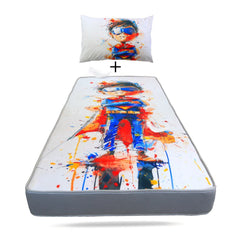 Pack Matelas Camping Super Héros : Mtls 1Place (190x90x15cm) + Oreiller + 1TO : Le Compagnon Idéal pour vos Aventures en Plein Air ! - matelas de camping Dwirty Maroc