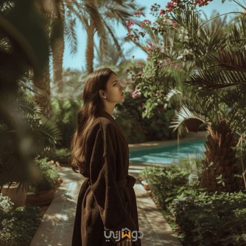 Peignoir de Bain de Luxe pour Femme // Chaude C°+++ & Antiallérgique - Peignoir Dwirty Maroc