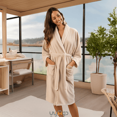 Peignoir de Bain de Luxe pour Femme - Douceur et Antiallergénicité - Peignoir Dwirty Maroc