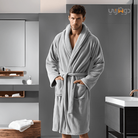 Peignoir de Bain de Luxe pour Homme - Douceur et Antiallergénicité - Peignoir Dwirty Maroc