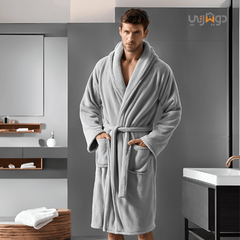 Peignoir de Bain de Luxe pour Homme - Douceur et Antiallergénicité - Peignoir Dwirty Maroc