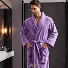 Peignoir de Bain de Luxe pour Homme - Douceur et Antiallergénicité - Peignoir Dwirty Maroc