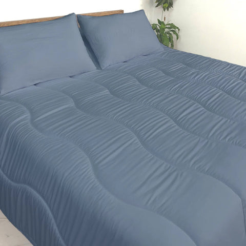 Pack Couette KASBAH  Uni Bleu Jean Acheté = Oreiller Kasbah Offert