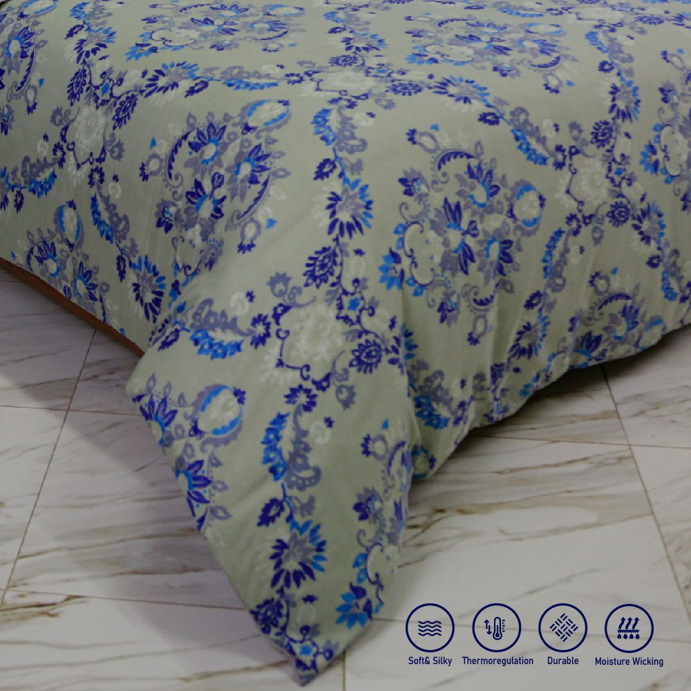 Housse couette imprimée Venus+ Taies d'oreillers  -Doux & Antiallergique // Collection la Voie Lactée