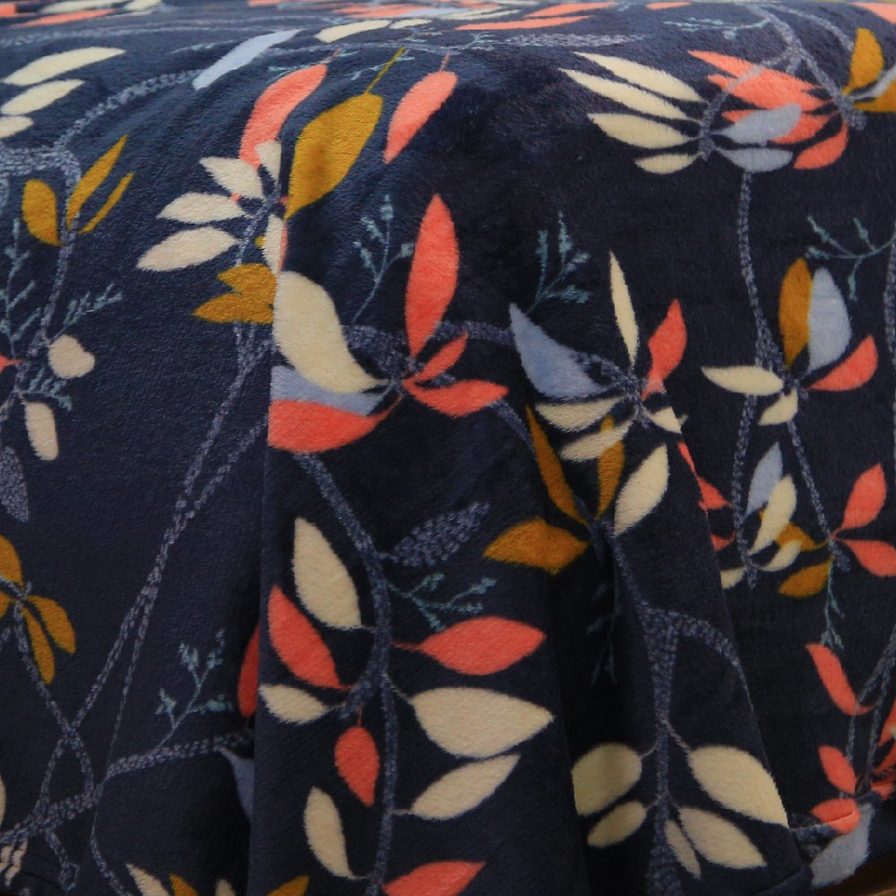 🌟Couverture Imprimée en Flanelle Salma  -Doux & Antiallergique (C°++☀️) 🌟