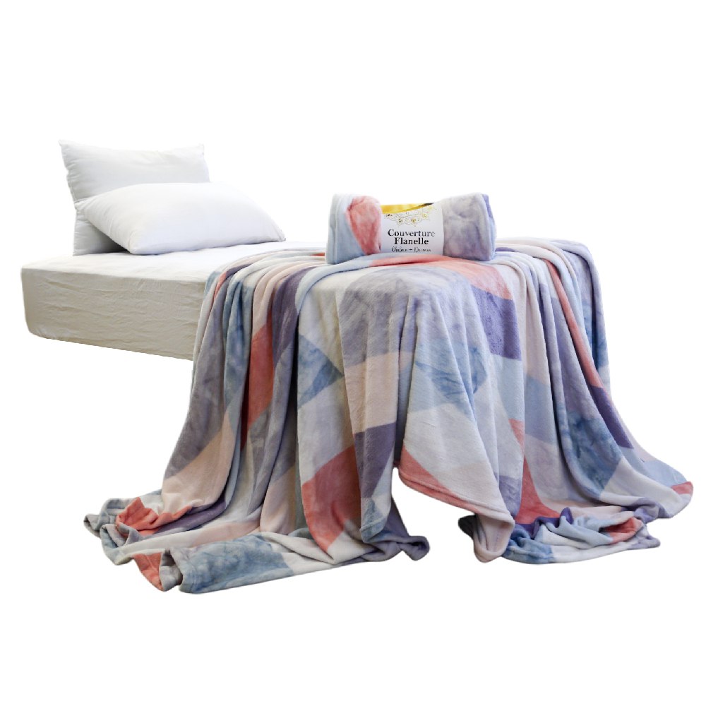 🌟Couverture Imprimée en Flanelle Tradi  -Doux & Antiallergique (C°++☀️)🌟