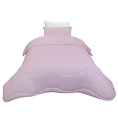 Couette Uni Kasbah Microfibre Rose - Antiallergique + Taie d'Oreiller  Offert avec  -50% Offre 2024