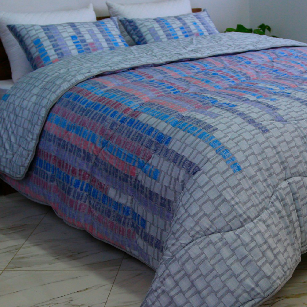 Couette imprimée Kasbah Samia + Taie d'oreiller Offertes  // Chaude C°++ & Antiallérgique