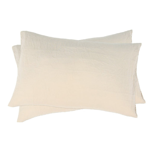 2 Taies d'Oreiller Antiallergique pour Bébé - Beige // offre 2024