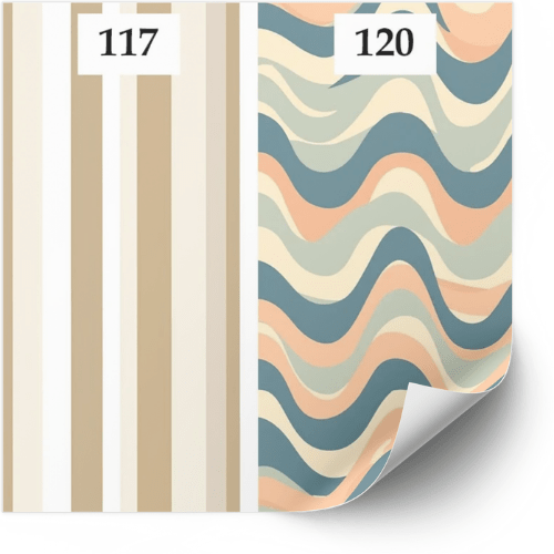 Set de Draps Bébé "Rayures et Vagues" (DH + TO) – Achetez - en 1, le 2ᵉ est Gratuit | Doux & Antiallergique - set de drap Dwirty Maroc