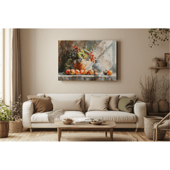 Tableau Abondance Fruitée - Collection Lumières & Ombres 🏞️ - tableau Décoratif Dwirty Maroc