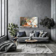 Tableau Abondance Fruitée - Collection Lumières & Ombres 🏞️ - tableau Décoratif Dwirty Maroc