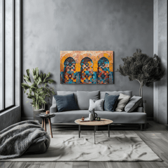 Tableau Fenêtres Arabesques - Collection Lumières & Ombres 🌟 - tableau Décoratif Dwirty Maroc