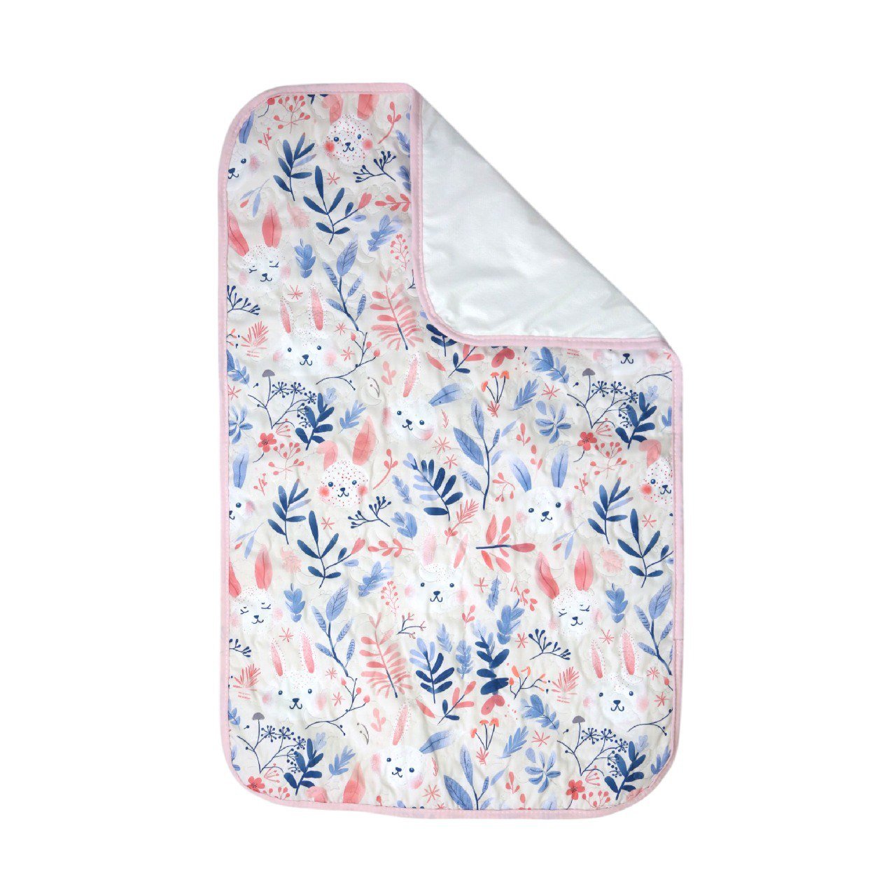 Tapis à Langer Bébé Imperméable Câlins Lapins 50x80 cm - Un acheté le 2éme est offert - tapis à langer bébé Dwirty Maroc