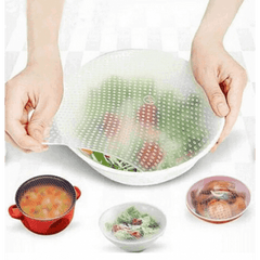 3 Couvercles en silicone alimentaire : Réutilisables et Écologiques - Dwirty Maroc