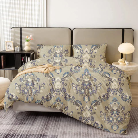 Housse couette imprimée Venus+ Taies d'oreillers  -Doux & Antiallergique // Collection la Voie Lactée
