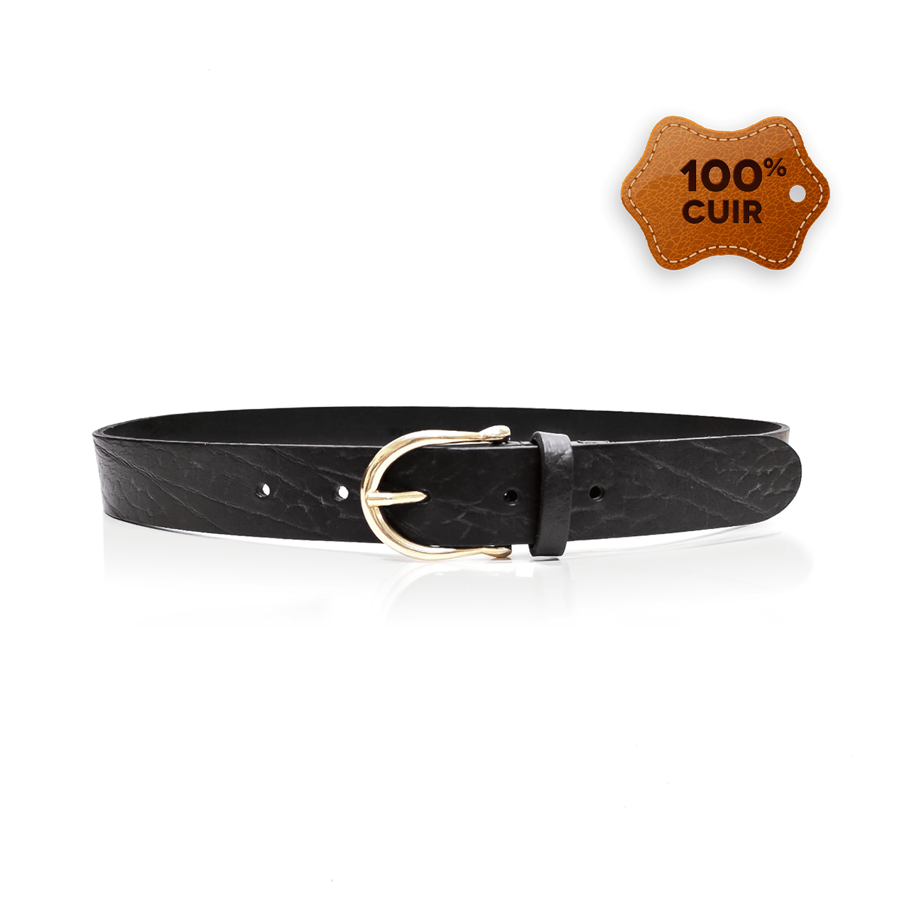 Ceinture en 100% Cuir Femme : Ceintures en Cuir Authentique pour Femmes : Un Accessoire de Style Élégant* - Ceinture Dwirty Maroc